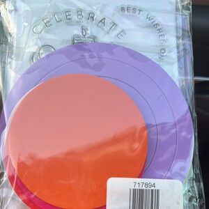 Kingston Vibrant Orange and Purple Art Print